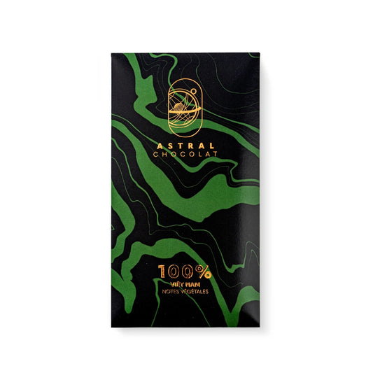 Chocolat noir intense, chocolat noir 100%, chocolat noir Vietnam, masse cacao, artisanal, astral chocolat