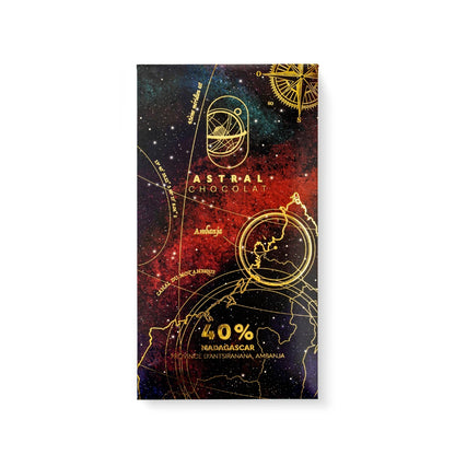 chocolat Madagascar, chocolat lait 40% origine Madagascar, chocolats du monde entier, astral chocolat, chocolat au lait fin